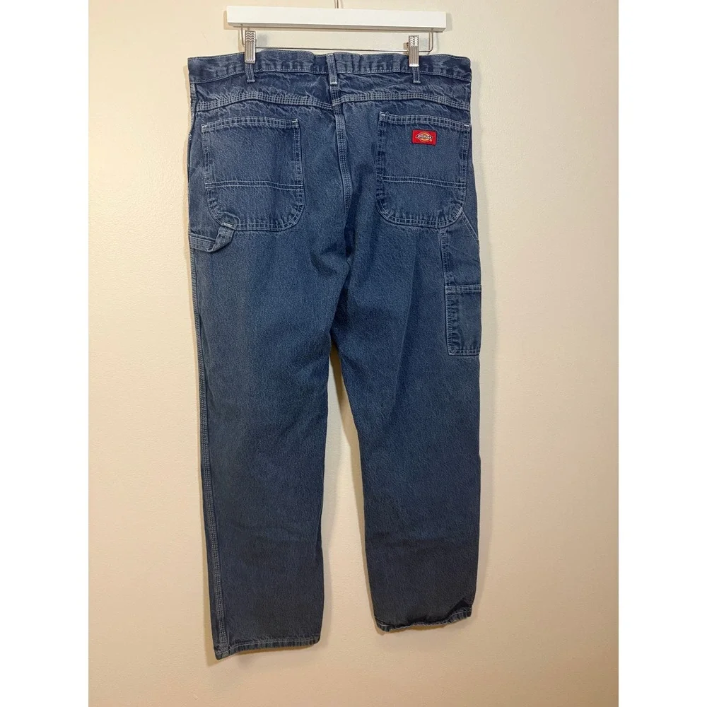 Dickies Carpenter Jeans Mens 38x34 Utility Relaxed Fit Workwear Rugged Grunge